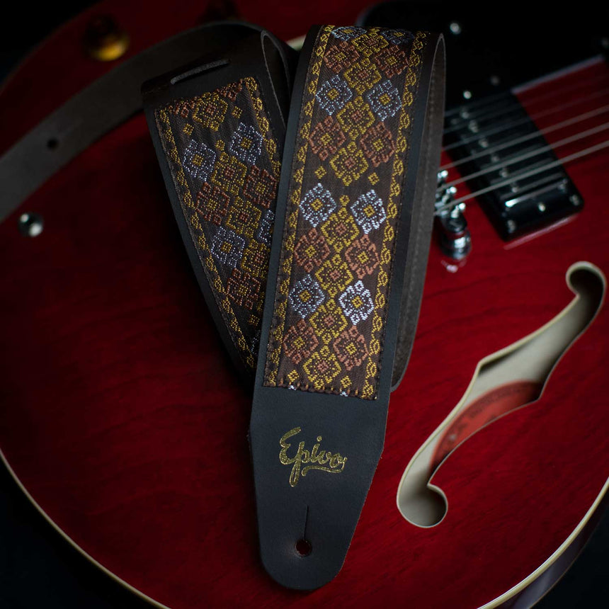 Brown Sugar Leather Guitar Strap