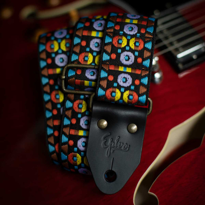 Epivo Dark Aztec Guitar Strap
