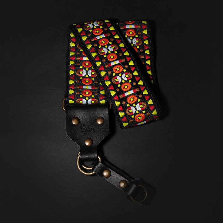 Epivo Black Aztec Retro Camera Strap