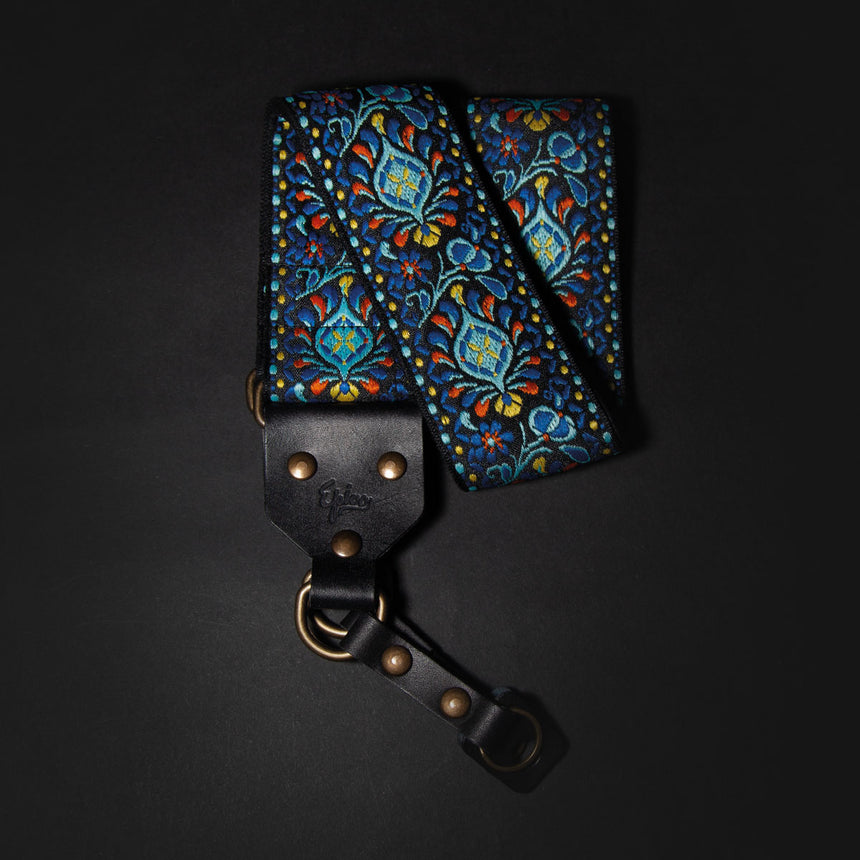 Epivo Blue Peafowl Retro Camera Strap