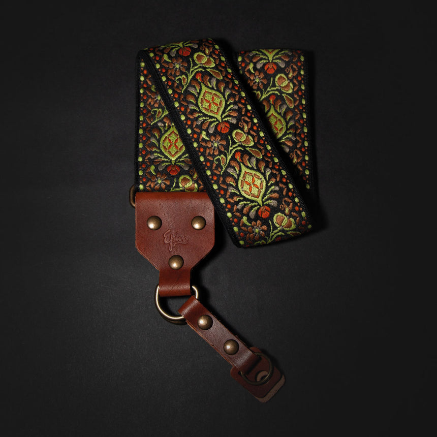 Epivo Green Peafowl Retro Camera Strap