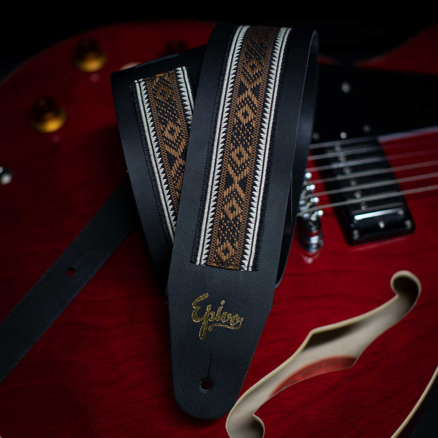 væv Svømmepøl falskhed Inca Leather Guitar Strap – Epivo